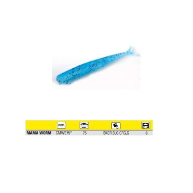 MAMA WORM ECO 75MM BKCR