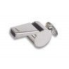 Silbato metalico CROMADO con anilla.4 cm