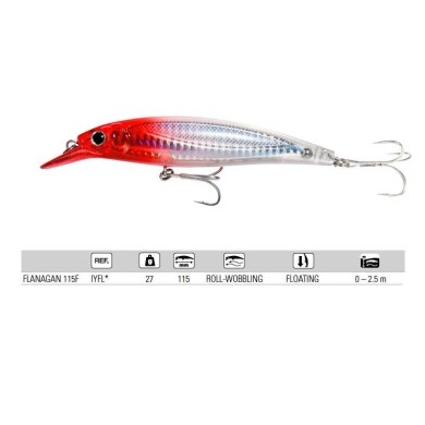 PEZ YOKOZUNA FLANAGAN 115F 115MM 27GR 422