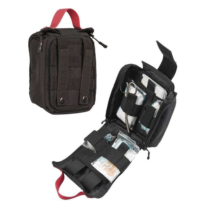 POUCH PRIMEROS AUXILIOS NEGRO