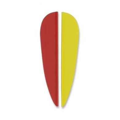 Pluma plástico 2.5  ( 9 pcs )
