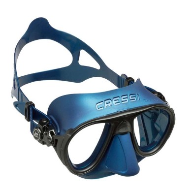 MASCARA CRESSI CALIBRO AZUL METAL
