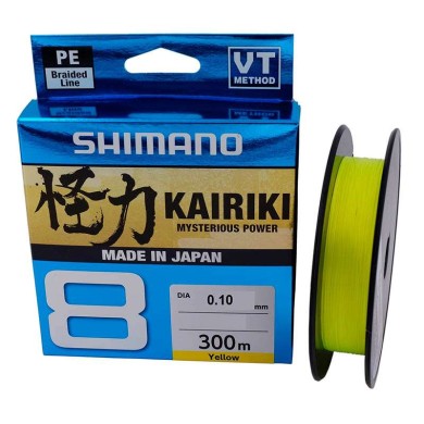 SHIMANO KAIRIKI 8 300M 0.10MM YELOW