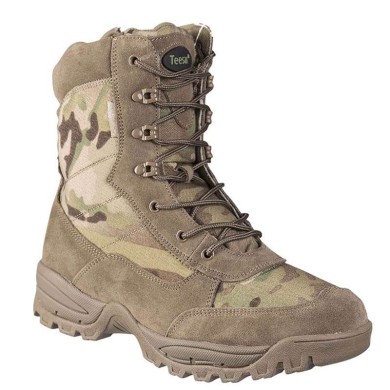 BOTA TACTICA C/CREMALLERA MULTICAM