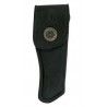 Funda VAQUETA. Negra. 11 cm