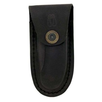 Funda VAQUETA. Negra. 11 cm