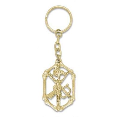 Llavero HUESO CRISTO LEGION ORO