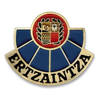 Chapa cartera ERTZAINTZA