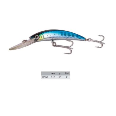 SEÑUELO CRYSTAL MINNOW DEEP DIVER F110 R539-GHIW