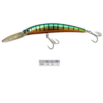 SEÑUELO CRYSTAL MINNOW DEEP DIVER F110 R539-PC