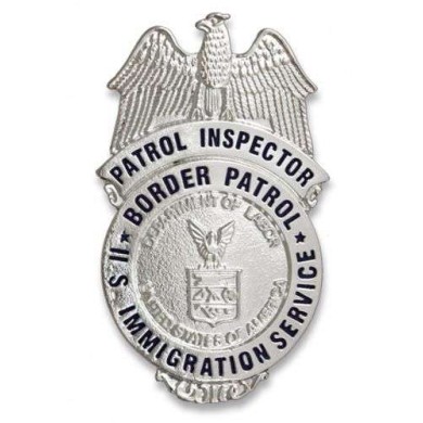 Chapa cartera US PATROL INSPECTOR