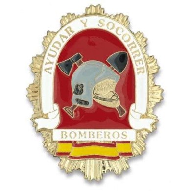 Chapa cartera BOMBEROS