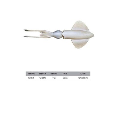 SAVAGE GEAR 3D SWIN SQUID 12.5CM 11G GREEN EYE