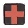 PARCHE 3D FIRST AID NEGRO