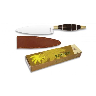 Cuchillo ALBAINOX.Funda piel.Madera. 11