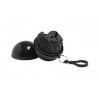 Llavero con gorro impermeable negro