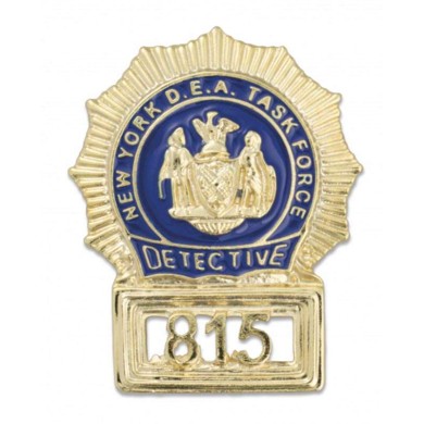 Chapas cartera US NEW YORK DETECTIVE