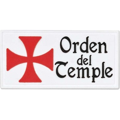 Parche "Orden Del Temple" 6x3 cm