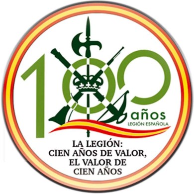 Imán frigo redondo Legión Centenario