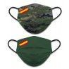 Mascarilla reversible camuflaje - verde