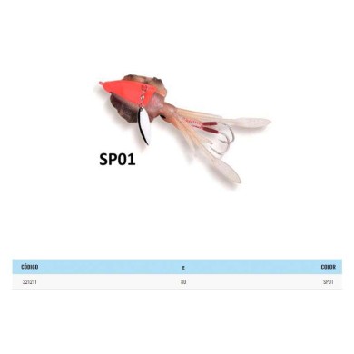 CUTTLE BAITS SUGOI - 80GR-COLOR SP 01