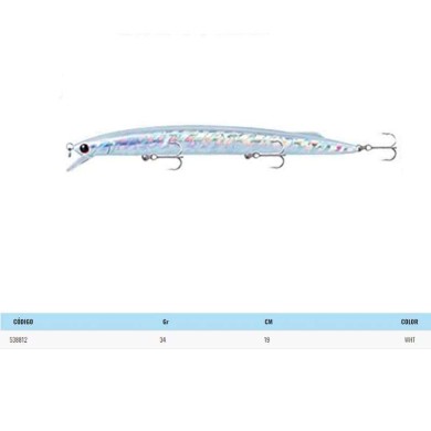 PEZ AKAMI WILD 19CM/34GR-COLOR WHT