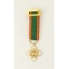 Medalla Miniatura Merito Policial BLANCO