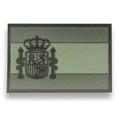 Parche goma ESPAÑA Verde. (5.4 x 3.4cm)