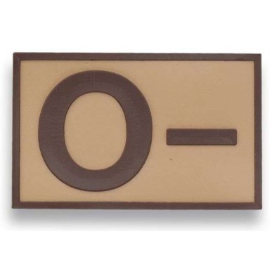 Parche goma ( 0 - ) Arido. (5.4 x 3.4cm)