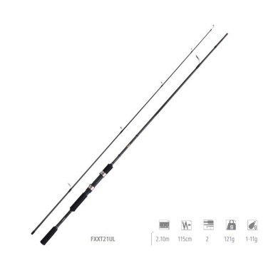 CAÑA SHIMANO FX XT SPINNING MOD-FAST 2.10MTS 1-11GR 2PCS
