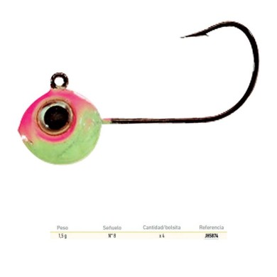 T.P JIG HEAD 1.5G HAM Nº8