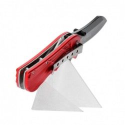 NAVAJA ALBAINOX PLUMA ROJA 8CM