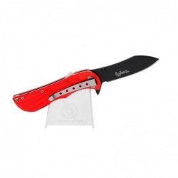 NAVAJA ALBAINOX PLUMA ROJA 8CM