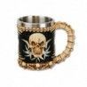 JARRA DECORACIONHUESOS CALAVERA 12CM