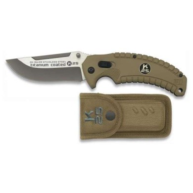navaja SFL coyote titanium coated. 9 cm