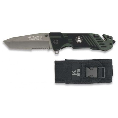 navaja K25 G10. con funda. hoja:8.7