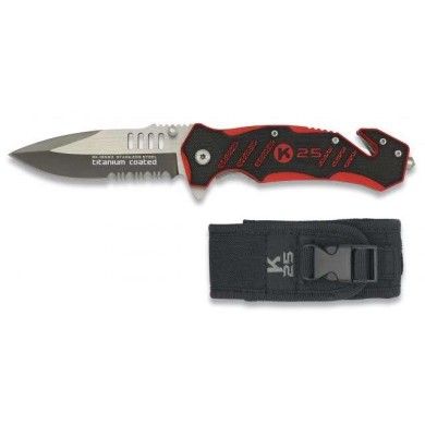 NAVAJA K25 G10 ROJA/NEGRA H:8,8