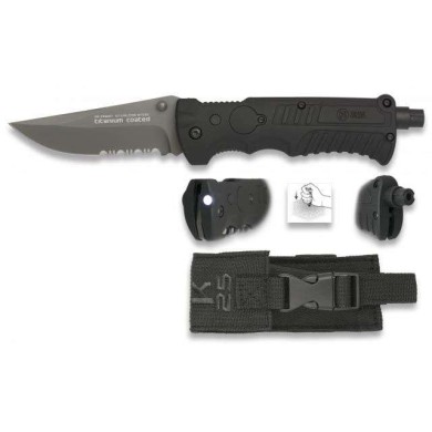 Navaja K25 Color Negra. Hoja: 9.5
