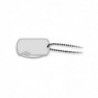 NAVAJA ALBAINOX DOG TAG. CADENA