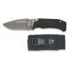 Navaja K25  negra con funda. h: 9.7