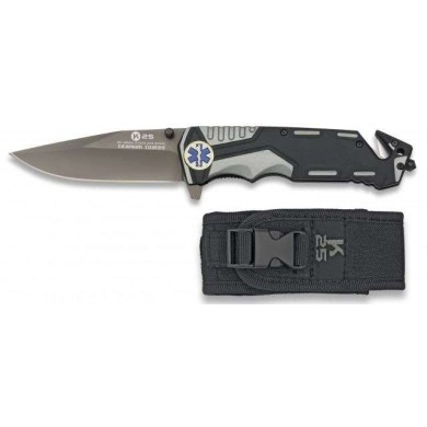 Navaja gris/negra K25i seguridad. H: 9.4