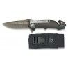 Navaja K25 Color Titanio/negro. 8.7