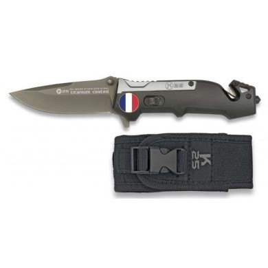 Navaja K25 Color Titanio/negro. 8.7