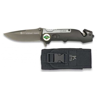 Navaja K25 Color Titanio/negro. 8.7