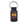 Llavero rectangulo negro + cinta negra