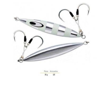 JIG SALTIGA SK 85G ZEBRA GLOW