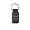 Llavero rectangulo negro + cinta negra
