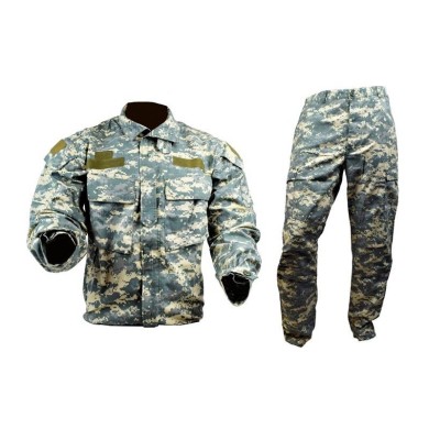 Uniforme combate del ejército camuflaje con bolsillos multiusos
