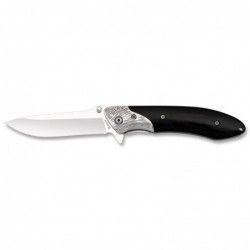 NAVAJA ALBAINOX MADERA NEGRA H:6.5CM
