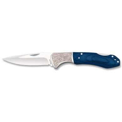 NAVAJA ALBAINOX MADERA AZUL HOJA:8.5